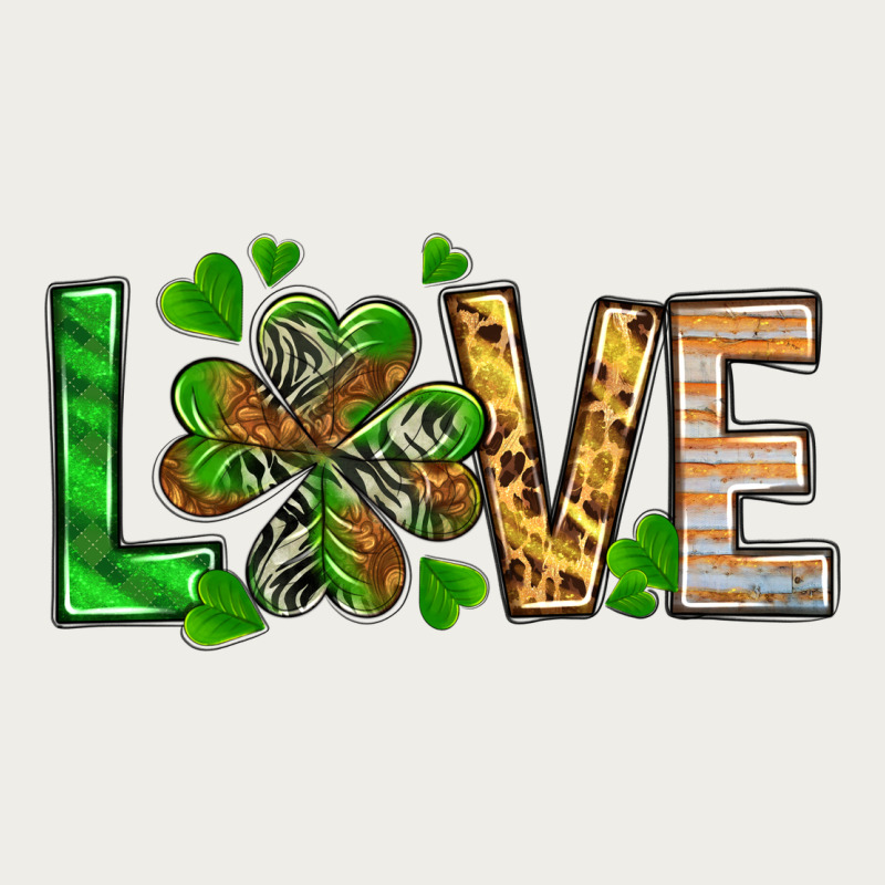 St. Patrick's Love Luck With Clover Zipper Hoodie by HowdyJamesFarm | Teevron