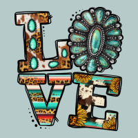 Turquoise Love Heavy Core Tee | Teevron