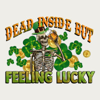 Dead Inside But Feeling Lucky St. Patrick's Day Zipper Hoodie | Teevron