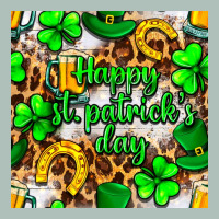 Happy St. Patrick's Day Pattern Digital Paper Heavyweight Hoodie | Teevron