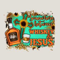 Somewhere Between Whiskey And Jesus Heavy Core Tee | Teevron