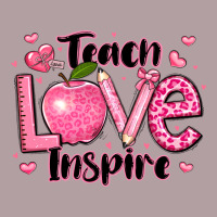 Teach Love Inspire Teacher Valentines Day Vintage Hoodie | Teevron