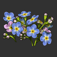 Forget Me Not Flower Illustrations Urban Heavy Tee | Teevron