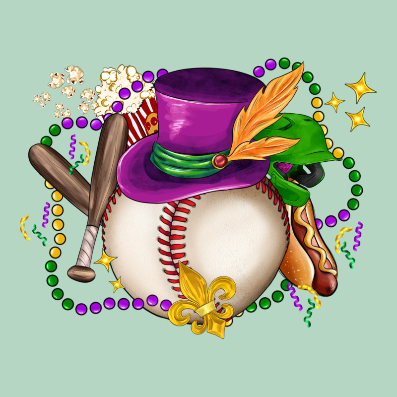 Mardi Gras Baseball Classic Tee by LillyAllenDesigns | Teevron