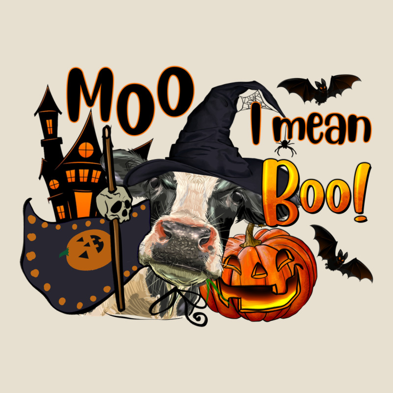 Moo I Mean Boo Holstein Cow Urban Heavy Tee by LillyAllenDesigns | Teevron