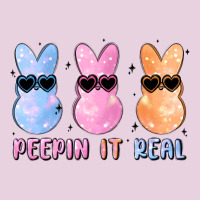 Peepin It Real Easter Glitter Ladies Tee | Teevron
