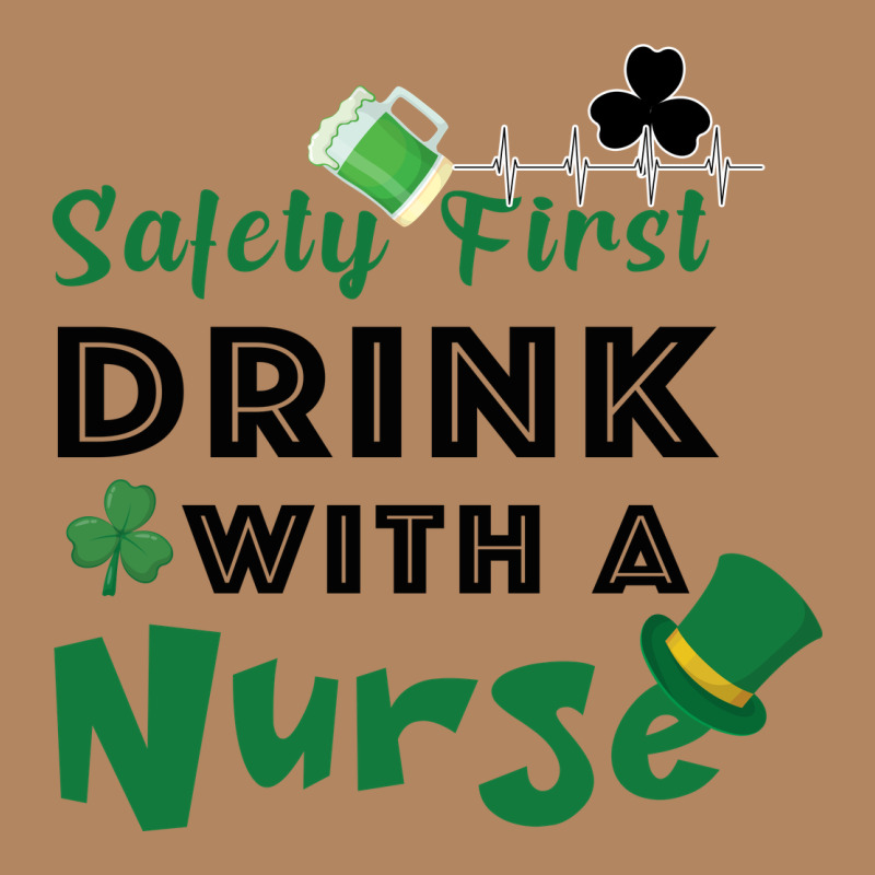 Safety First Drink With A Nurse Long Sleeve Tee by Bettercallsaul | Teevron