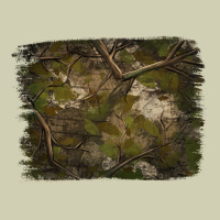 Green Hunter Camouflage Pattern Brushstroke Heavy Core Tee | Teevron