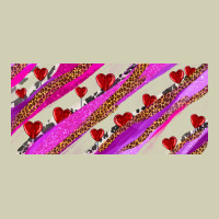 Leopar And Cowhide With Heart Candies Heavy Core Tee | Teevron