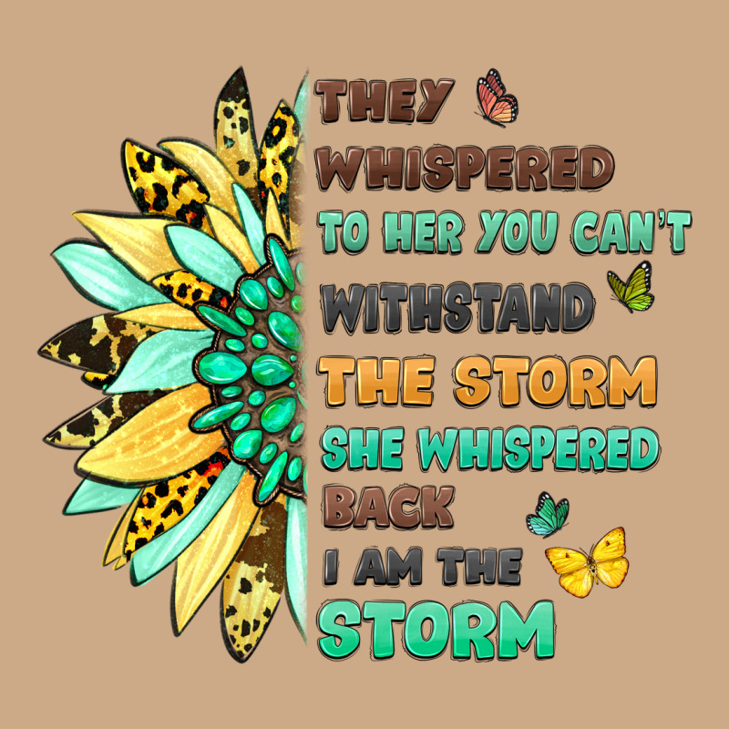 They Whispered To Her You Cant Withstand The Storm Vintage Hoodie by LillyAllenDesigns | Teevron
