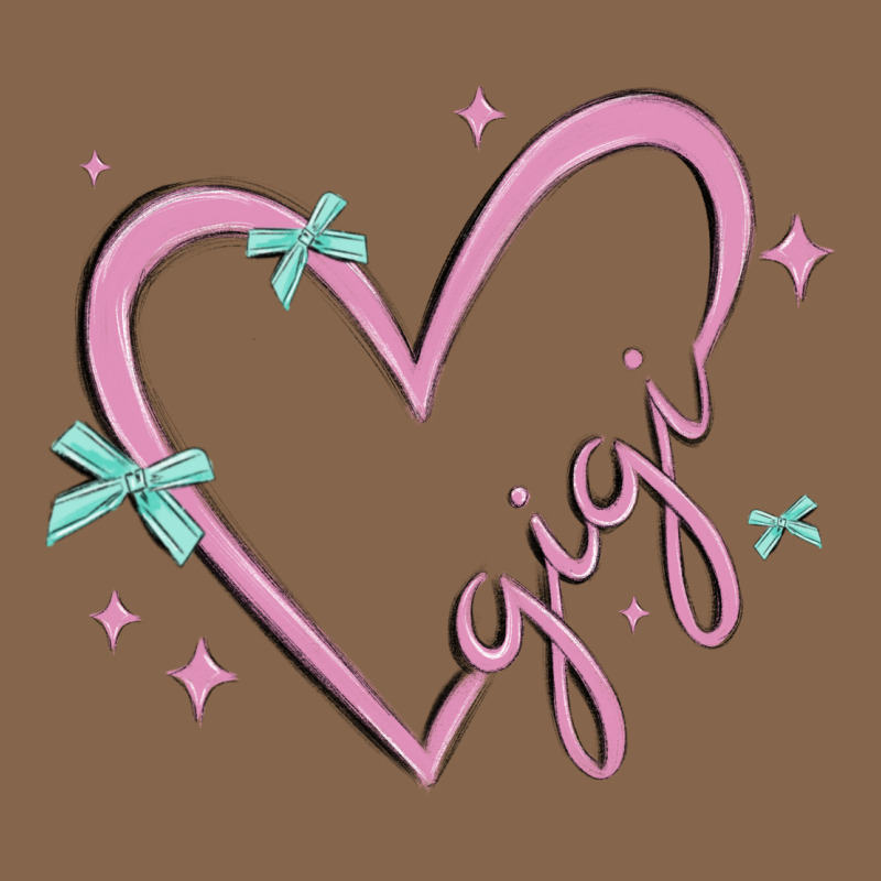 Gigi With Heart And Ribbons Premium Tee by MaliasSmallBusiness | Teevron
