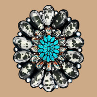 Cowhide Aztec Gemstone Vintage Hoodie | Teevron
