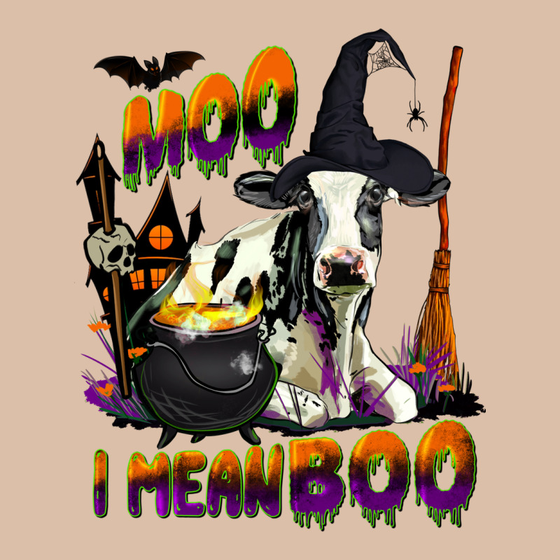 Moo I Mean Boo Holstein Cow Urban Heavy Tee by LillyAllenDesigns | Teevron