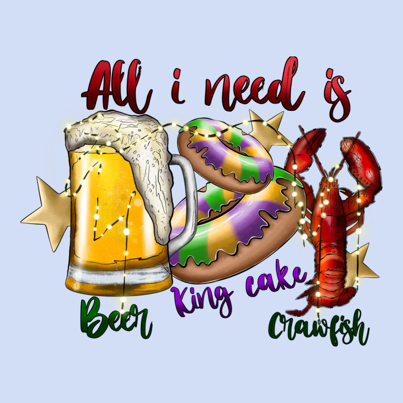 All I Need Is Beer King Cake Crawfish Urban Hoodie by SublimationCraftShop | Teevron