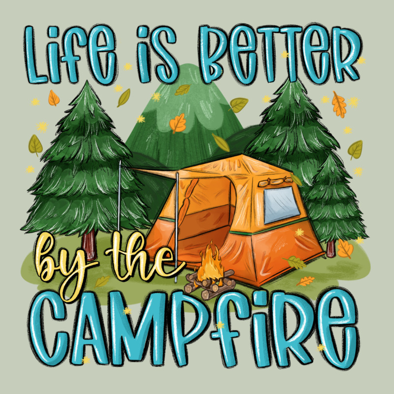 Life Is Better By The Camp Fire Ladies Tee by MaliasSmallBusiness | Teevron