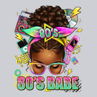 80's Babe Afro Messy Bun Heavyweight Sweatshirt | Teevron