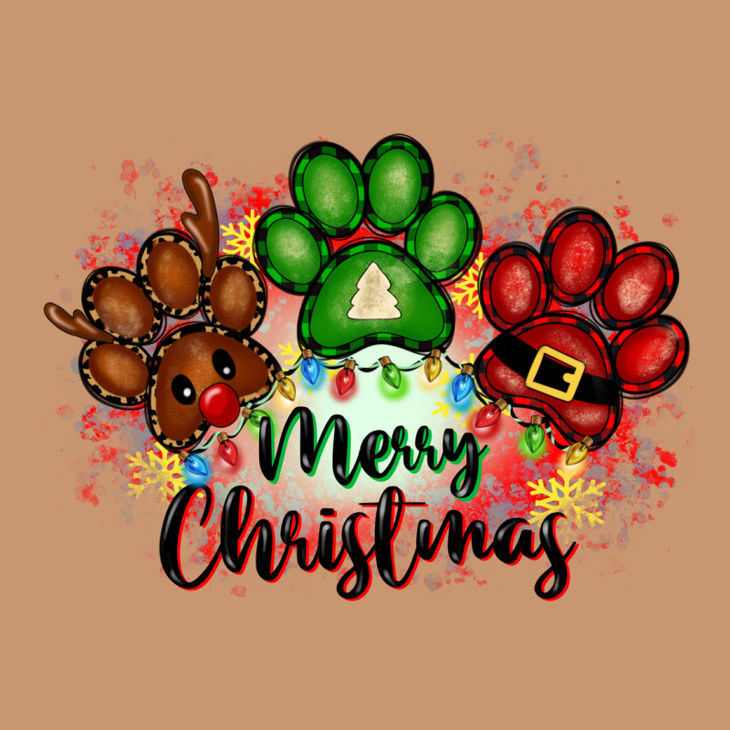 Merry Christmas Paws Heavyweight Hoodie by FaDigitalArtStudio | Teevron