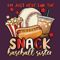 I'm Just Here For The Snack Baseball Sister Premium Tee | Teevron