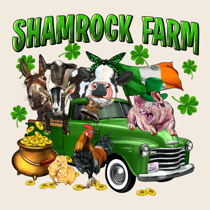 Shamrock Farm Zipper Hoodie by CowGirlArtShop | Teevron