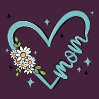 Mom With Heart And Flowers Premium Tee | Teevron
