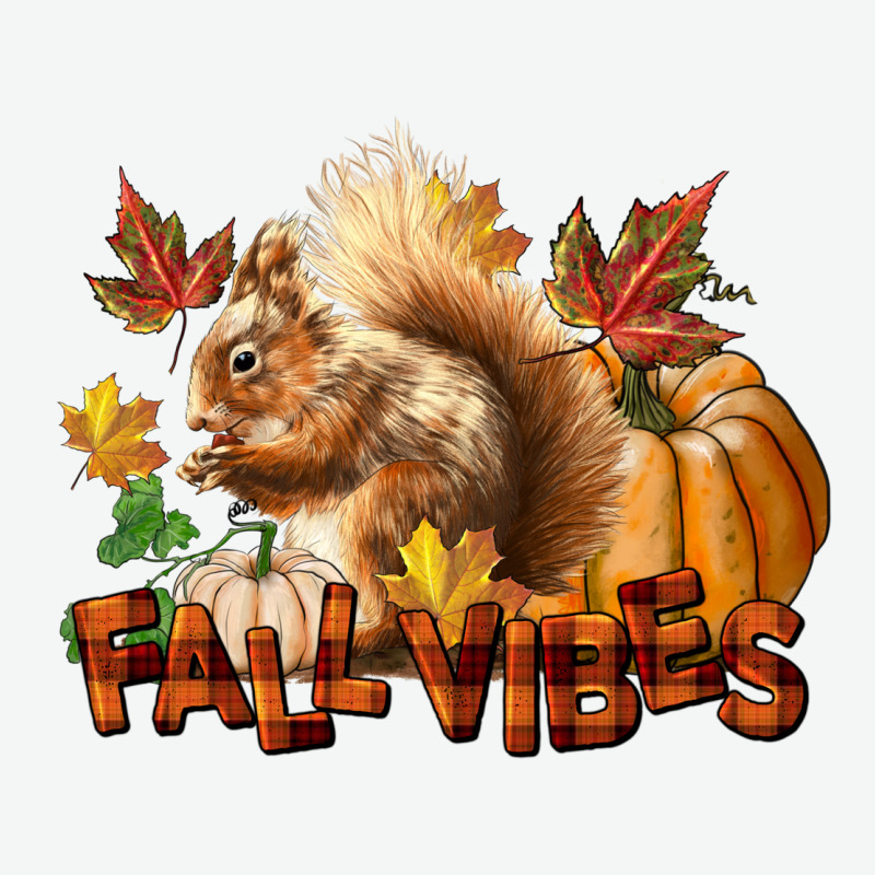 Fall Vibes Squirrel Urban Heavy Tee by LillyAllenDesigns | Teevron