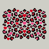 Valentines Day Leopard And Heart Background Heavyweight Hoodie | Teevron