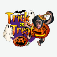 Trick Or Treat Chimpanzee Urban Heavy Tee | Teevron