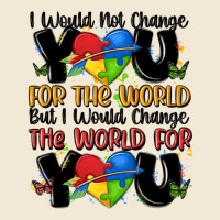 ı Would Not Change You Autism Ladies Tee | Teevron