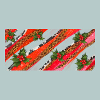 Leopar And Cowhide With Mistletoe Heavy Core Tee | Teevron