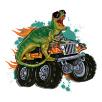 monster truck and t rex dinosaur | Teevron