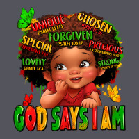 God Says I Am Juneteenth Kid Vintage Hoodie | Teevron