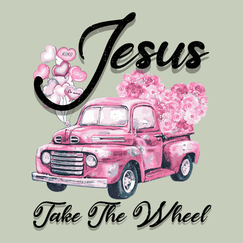 Leopard Floral Pink Car Jesus Take The Wheel Long Sleeve Tee by Bettercallsaul | Teevron