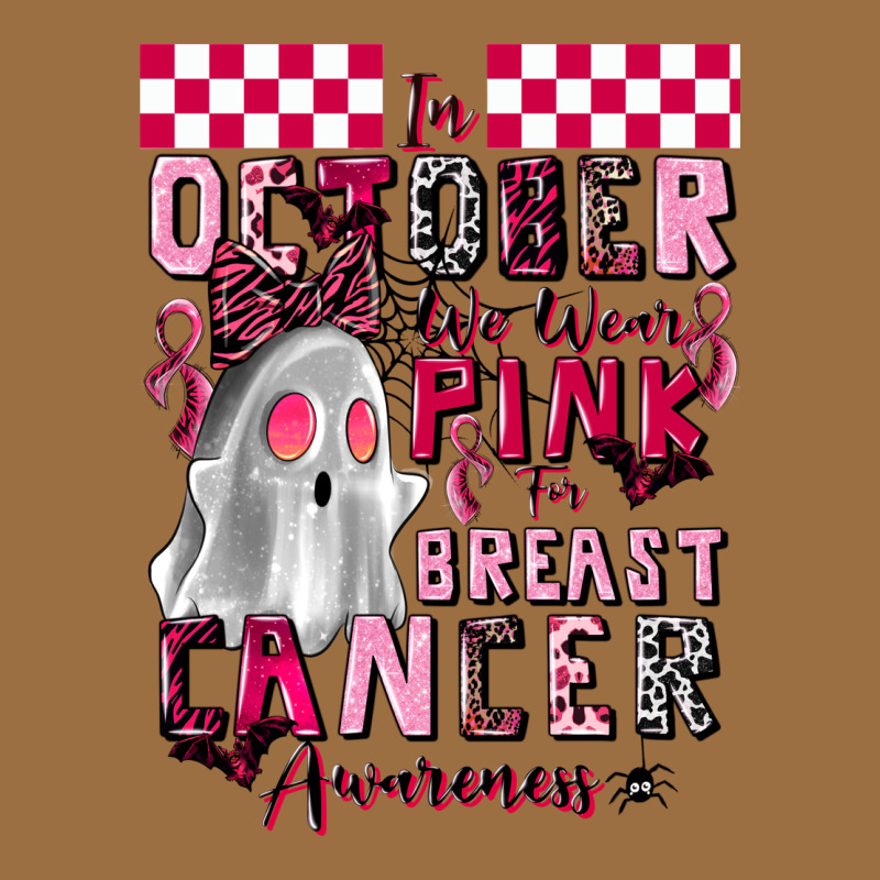 Pink Ghost Breast Cancer Awareness Vintage Tee by LillyAllenDesigns | Teevron
