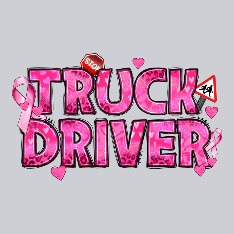 Breast Cancer Truck Driver Heavyweight Sweatshirt by texasbilliewilder | Teevron