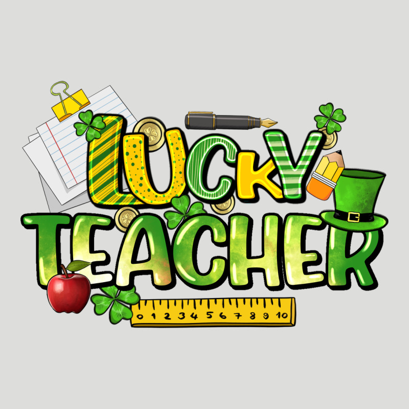 Lucky Teacher St. Patrick's Day Zipper Hoodie by HowdyJamesFarm | Teevron