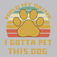 Hold My Drink I Gotta Pet This Dog Long Sleeve Tee | Teevron
