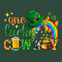 One Lucky Cowboy St. Patricks Day Zipper Hoodie | Teevron