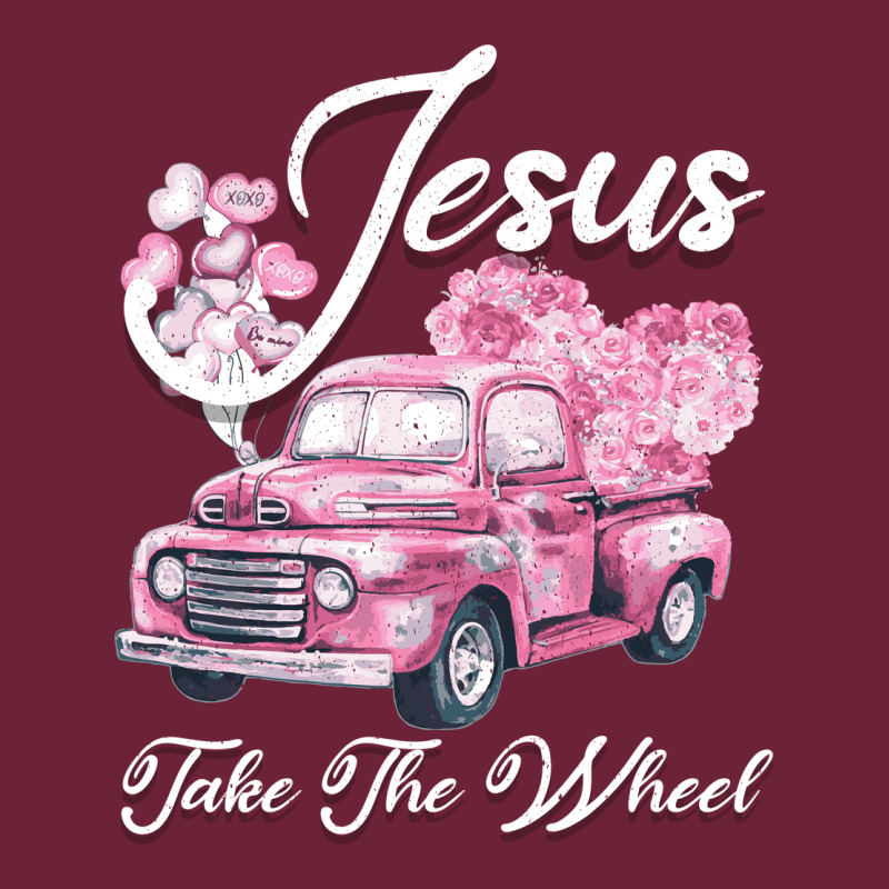 Leopard Floral Pink Car Jesus Take The Wheel Long Sleeve Tee by Bettercallsaul | Teevron
