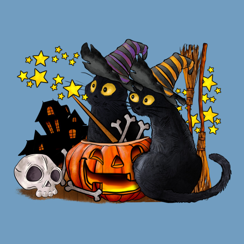 Halloween Black Cats Urban Heavy Tee by LillyAllenDesigns | Teevron