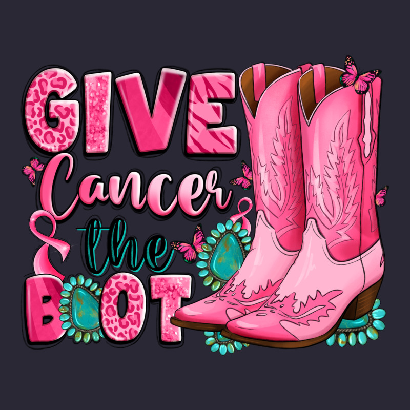 Give Cancer The Boot Vintage Tee by LillyAllenDesigns | Teevron