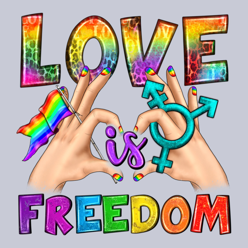 Love Is Freedom Heavyweight Hoodie by BundleAndBundleShop | Teevron