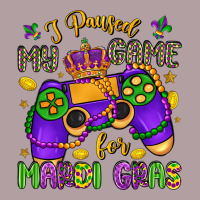 I Paused My Game For Mardi Gras Vintage Hoodie | Teevron