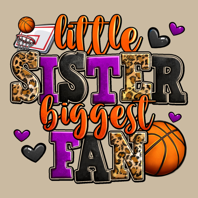 Little Sister Biggest Fan Basketball Long Sleeve Tee by Jasminsmagicworld | Teevron