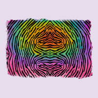 Colorful Zebra Background Premium Hoodie | Teevron