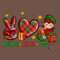 Peace Love Elf Christmas Premium Sweatshirt | Teevron