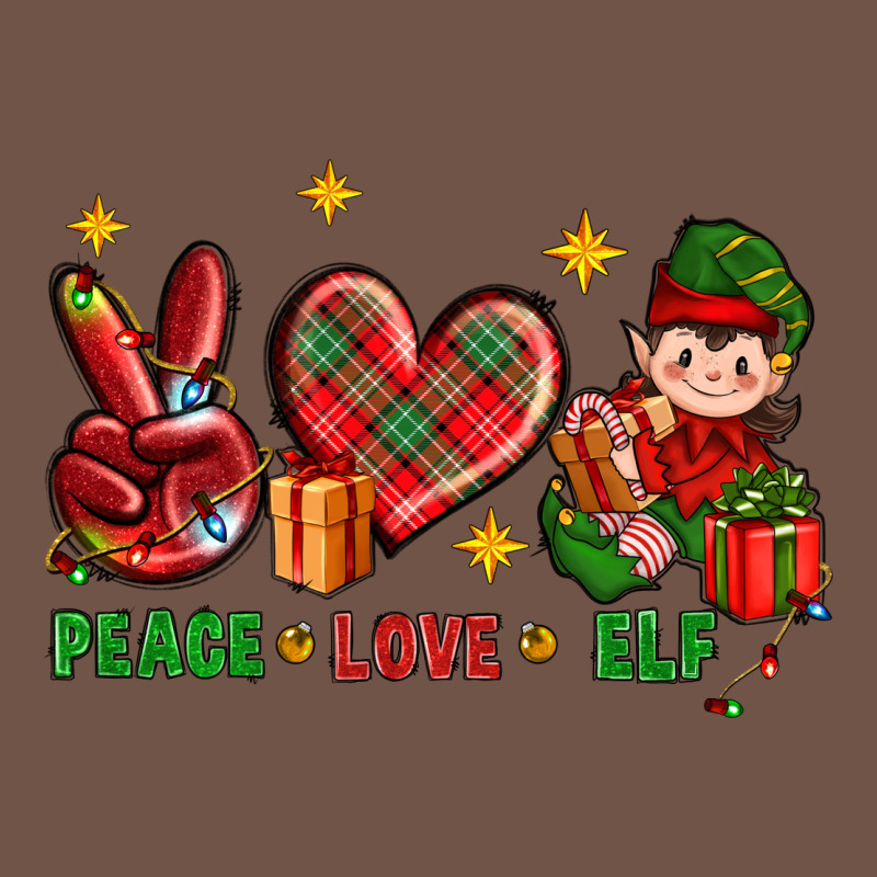 Peace Love Elf Christmas Premium Sweatshirt by BundleAndBundleShop | Teevron