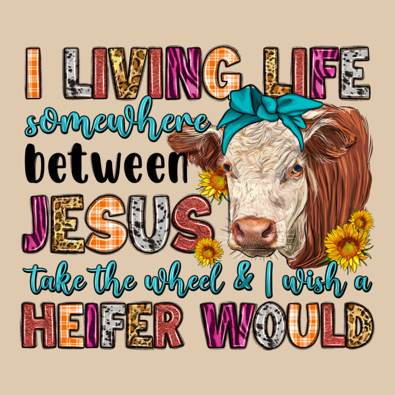 I Living Life Somewhere Between Jesus Take The Whe Classic Tee by LillyAllenDesigns | Teevron