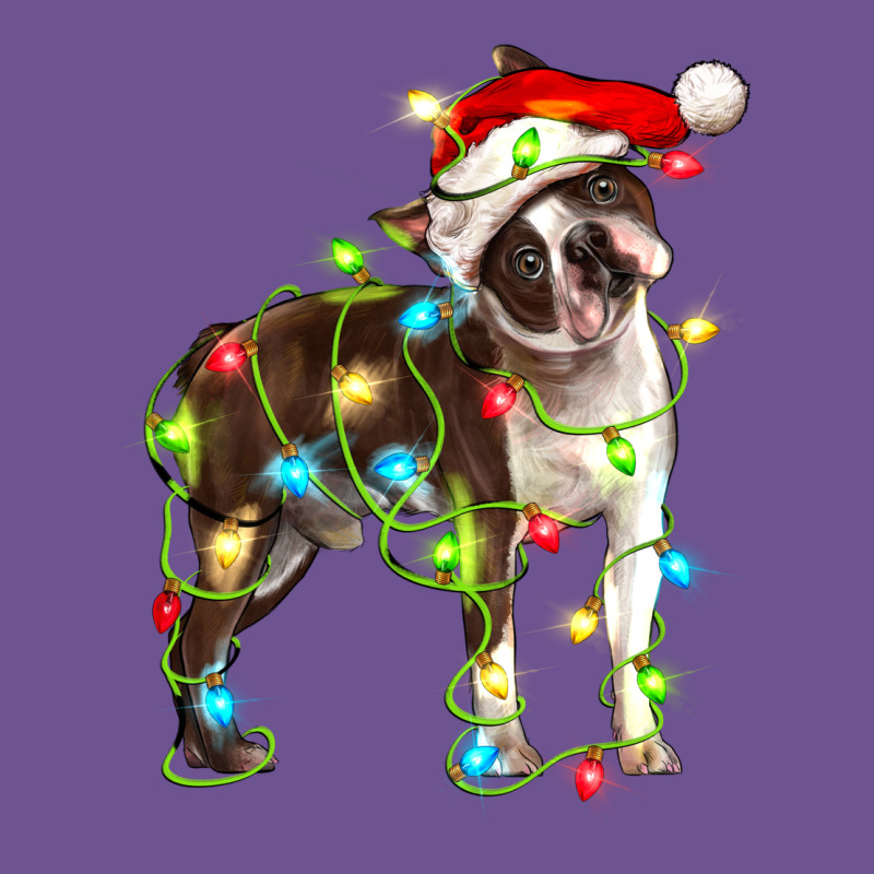 Christmas Chocolate Boston Terrier Vintage Tee by LillyAllenDesigns | Teevron
