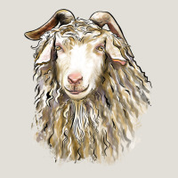 Angora Goat Face Heavy Core Tee | Teevron