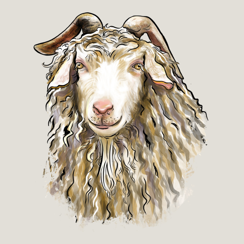 Angora Goat Face Heavy Core Tee by LillyAllenDesigns | Teevron